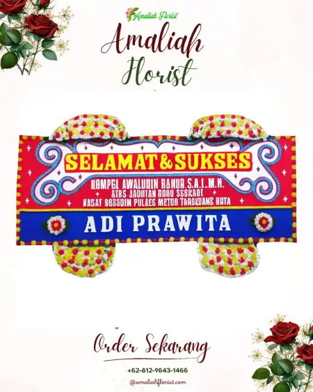 Papan Bunga Ucapan Selamat Rancaseneng