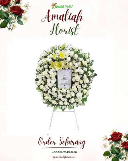 Krans Bunga Duka Rancaseneng